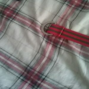 Red and green striped belt from rocawear